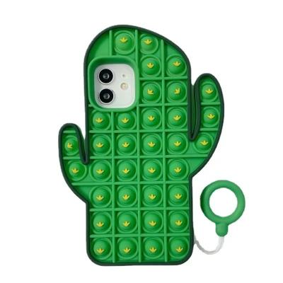 China Anti-drop Cheap Price Phone Protective Sleeve, Press Silicone Protective Phone Case, Cactus Shape Silicone Phone Case from Gobang for sale