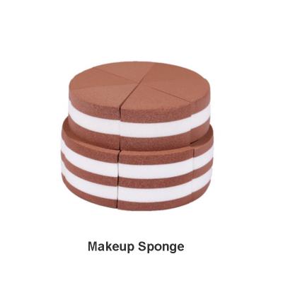 China Makeup Sponge Fashion Tiramisu Soft Fine Smooth Cake Shape Natural Hydrophilic Latex Free Trapezoidal Foundation Cosmetic Makeup Sponge for sale