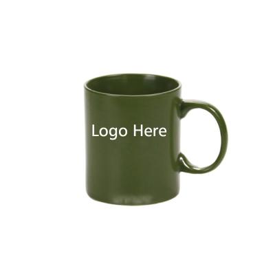 China China Logo Printed Extra Large 11oz Viable Promotional Custom Coffee Tea Ceramic Mugs for sale