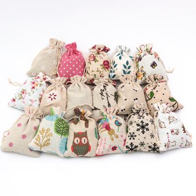 China Cotton Rope Handle Customized Organic Drawstring Bag for sale