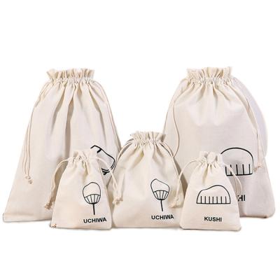 China Custom Medium Large Rope Handle Sizes Cotton Bag Small Drawstring For Gift And Promotion for sale