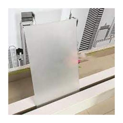 China Modern clear acid etched glass for stained glass windows and building doors for sale