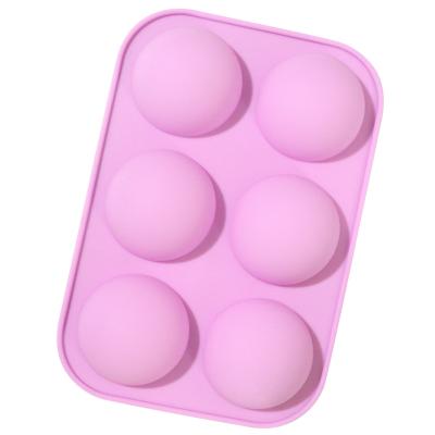 China Small Semicircular Copllent Silicone Cake Mold Viable Silicone Mold Jelly Mold for sale