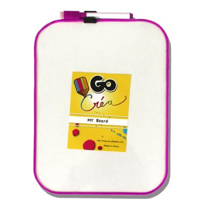 China Copllent Plastic Erasable Magnetic Drawing Board With Soft PVC Frame for sale