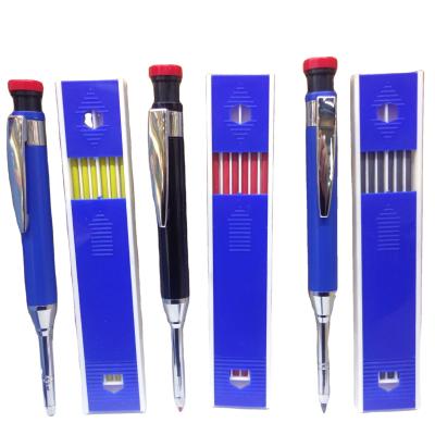 China Carpenter Pencil 2.8MM Deep Hole Pencil Carpenter Pencil Metal Pencil Engineering Pen for sale