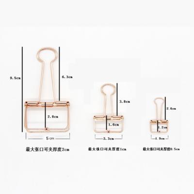 China Paper Clip Copllent Brand Metal Paper Clip Notepad Cavity Dovetail Clip Long Tail Clip for sale