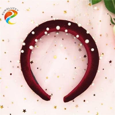 China Custom Made Cloth Hotsale Facial Hair Band Cloth Hair Band Elastic Band Hair for sale