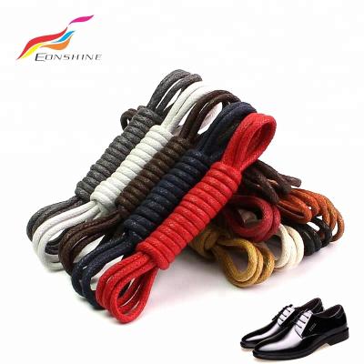 China Round 2018 new style waxed cotton laces lace waxed cotton waxed round laces for sale