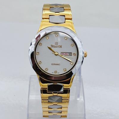 China Factory direct sale men's simple casual day/date women watch band ceramic watches with Datereplacementkids watch for sale