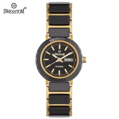 China Hot Selling 5 Brand Mexda Day/Date Atmosphere Water Resistant Girl Hand Latest Shell Diamond Female Watches for sale