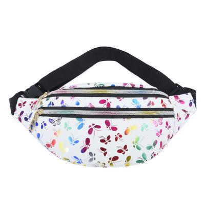 China Waterproof Soft Girl Fanny Pack Waist Pack Chest Bag Pouch Outdoor Running Purse Custom Anti-theft Waist Belt for sale