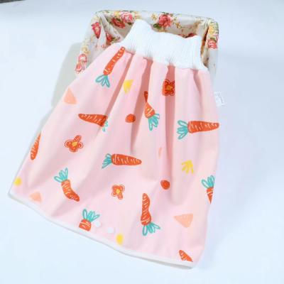 China Newborn Compressed Baby Kids Diaper Skirt Training Diaper Waterproof Change Pants Infant Kids Urine Pad Washable Reusable Shorts for sale