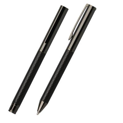 China office & School Pen Most Popular Luxury Business Gift Carbon Fiber Pen Set for sale