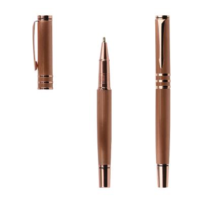 China office & School Stationary Pen High Grade Rose Gold Metal Pens For Advertising for sale