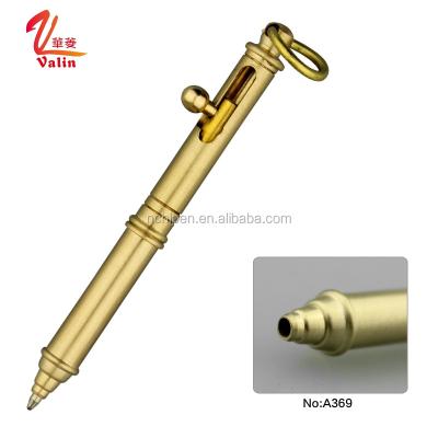 China office & 2019 School Pen OEM Resin European Mini Gun Ballpoint Pen Brass Fancy Pen for sale