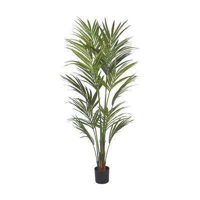 China Realistic Artificial Decorative Artificial Palm Trees Factory Sale Warehouse EU USA Indoor Potted Palm Tree for sale