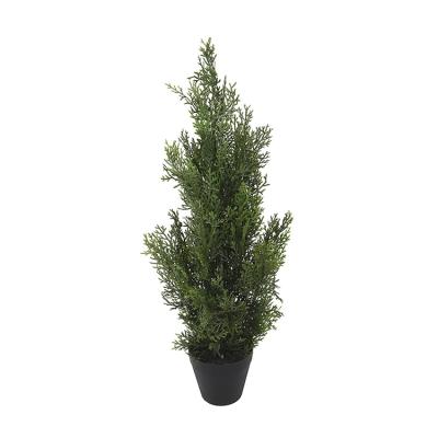 China China Supplier Realistic Artificial Plastic Cedar Cypress Cedar Topiary Fake Topiary Tree for sale