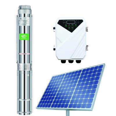 China 100 Meter Deep Well Pump Solar Water Pump Agriculture Irrigation Head for sale