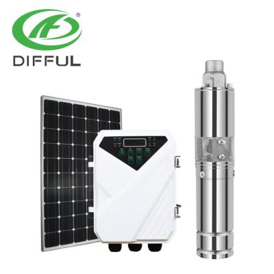 China Family Homes Portable DC Pump Solar Screw Water Pump For Agriculture for sale