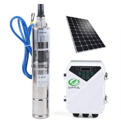 China DC IRRIGATION 48v Solar Pump System Solar Water Well Pump Kit for sale