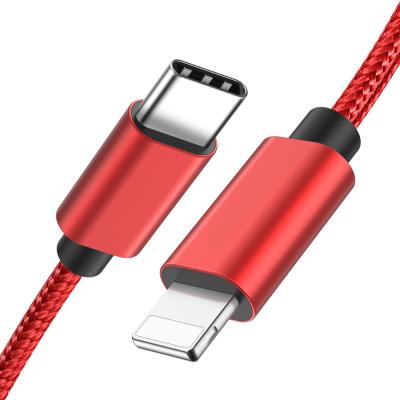 China MP3/MP4 Player Size Quality Type C To Lightnings Cable Usb PD Fast Charging Cable For Mobile Phone/Computer for sale