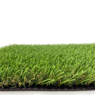 China Artificial Playground Synthetic Grass Importer Garden Deocration UNI China Durable Fire Resistant Grass Material for sale