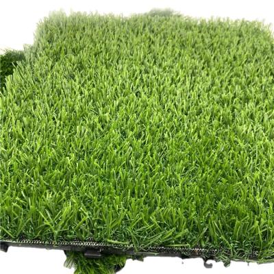 China Contemporary UNI Home Balcony Green PP Interlocking Tile Artificial Grass Carpet for sale