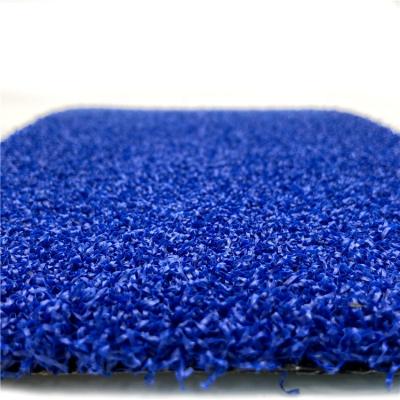 China Hockey Blue Grass Golf Field UNI Color Artificial Turf For Hockey Course Field Golf for sale