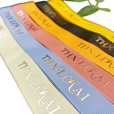 China Sustainable Hot Sale Color Ribbon Flower Designer Ribbons For Gift for sale