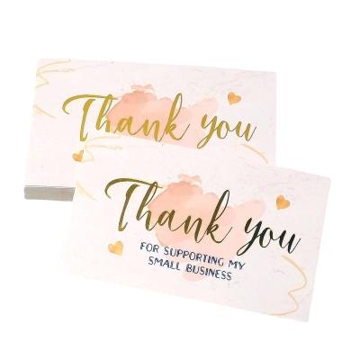 China paper & Luxury Custom Cardboard Logo Card Printing Greeting Card Thank You Card Wedding Anniversary for sale