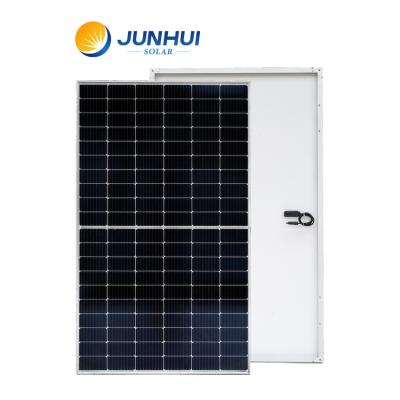 China 144cells 9BB Monocrystalline Silicon Glass Solar Panel Half Cut Solar Panels 166mmx166mm for sale