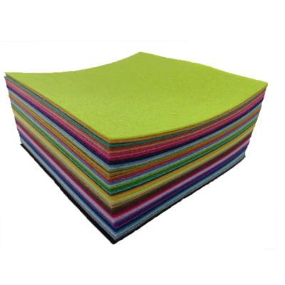 China Sustainable 54pcs Felt Fabric Sheet Assorted Color Felt Package Craft Adjusts Nonwoven for sale