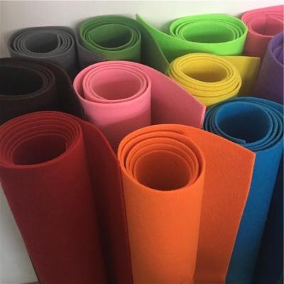 China Waterproof 1mm, 2mm, 3mm Thick Fabric Cheap Soft Felt Polyester High Density Synthetic 100% Synthetic Felt for sale