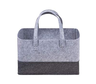 China Handbag Logo Printed Customized Beach Felt Tote Bags Lady Felt Bag Lady Hot Sale for sale