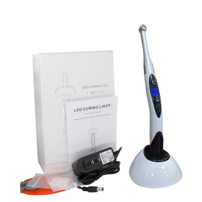 China Medical Dental LED Cure Lamp Cordless Wireless Metal Head 1S Dentist Curing Light Dentistry Material for sale