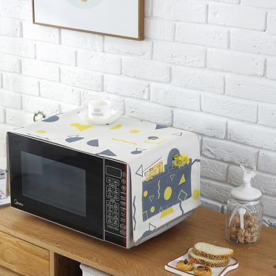 China 2020 Modern Modern Microwave Oven Cover Cotton Microwave Dust Oven Canvas Cover for sale