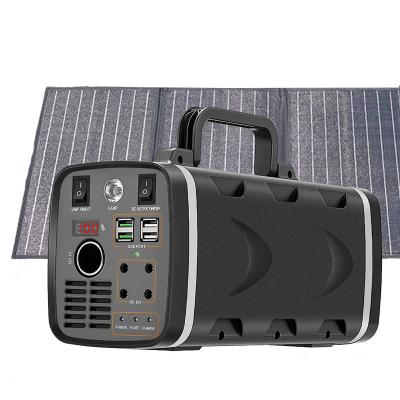 China C Type AC 110V 500W Fast Outlet Portable Solar Power Station Generator For Backup for sale