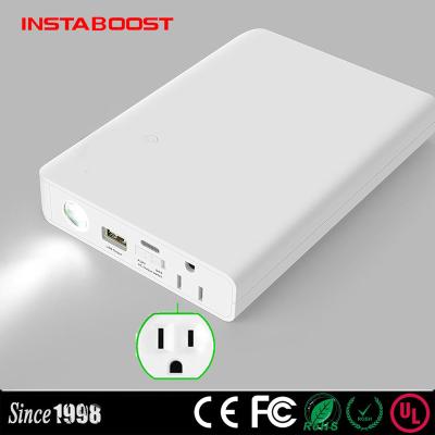 China Portable USB AC Outlet AC Power Bank 110V 240V Outlet Battery Pack With Three USB 5V 5.1A for sale