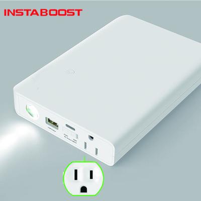 China Portable AC USB Outlet Charger Battery Pack 24000mAh 85W Travel Power Bank with 2 USB Ports for MacBook, Laptops, Smartphones for sale