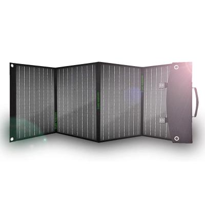 China Waterproof 120W Palladium Monocrystalline Silicon 23% Type C Output Folding Solar Panel For Laptop And Phones SP120 for sale