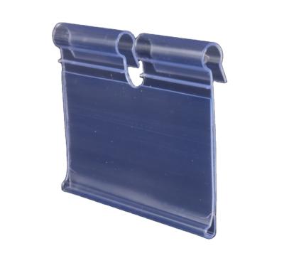 China Supermaerket Display Racks Clear Plastic Price Tag for sale