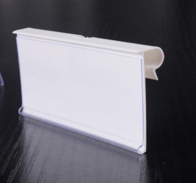 China Supermarket Shelf Supermarkt Shelf Hot Sale Price Tag Data Strip Plastic Label Holder for sale