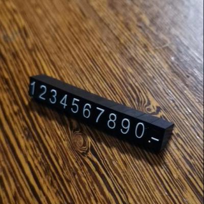 China For Plastic Suermarket Display Price Tag Cubes Display Numbers For Jewelry Watch Price Display for sale