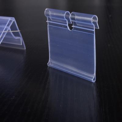 China Supermarket cheap cost cheap and durable plastic shelf data strip PVC profile for hook for sale