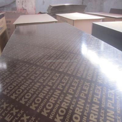 China Exterior 18mm, 12mm Korinplex Plywood /Korin Plex Film Faced Plywood Price for sale