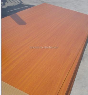 China 18mm melamine moisture proof mdf, mdf board price, high density fiberboard for sale