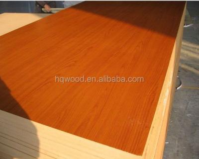 China Oak/Beech/Maple/Teak Melamine Veneer MDF Sheet Moisture Proof Chipboard Fancy Price for sale