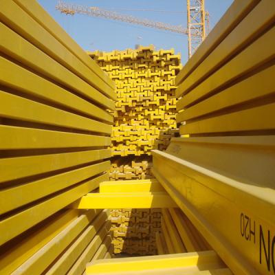 China Wooden slab formwork system china best yellow doka H20 beam, h20 timber beam for sale