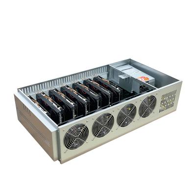 China With fan 8 gpu card installation case FULL SET B85 8gpu gpu case installation 12 gpu with motherboard full set for sale