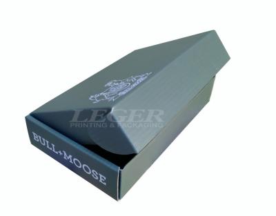 China Dark Green Color Printed Folding Carton Packaging For Bow Tie Gift Mailer Box for sale